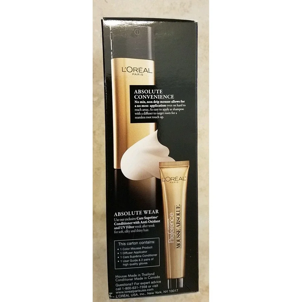 LOREAL Superior Preference Mousse Absolue #1021 LighestIcy Blonde Hair Color Dye